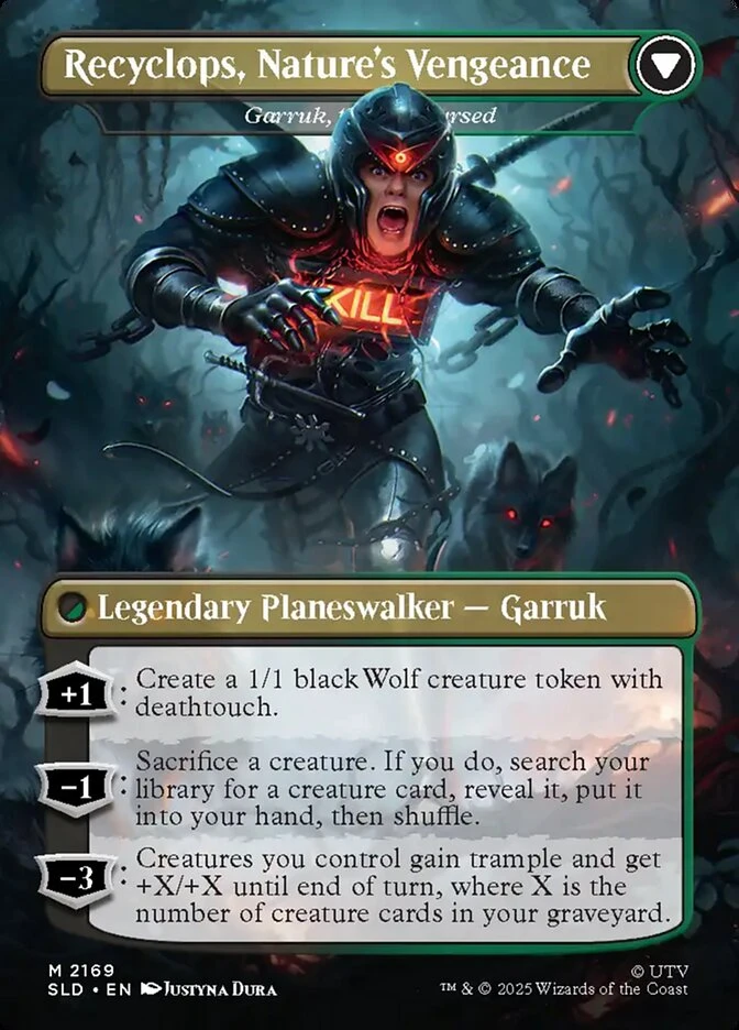 Garruk Relentless // Garruk, the Veil-Cursed — other side