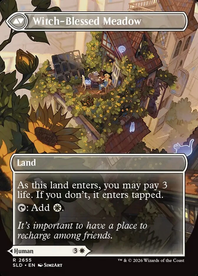 Witch Enchanter // Witch-Blessed Meadow — other side