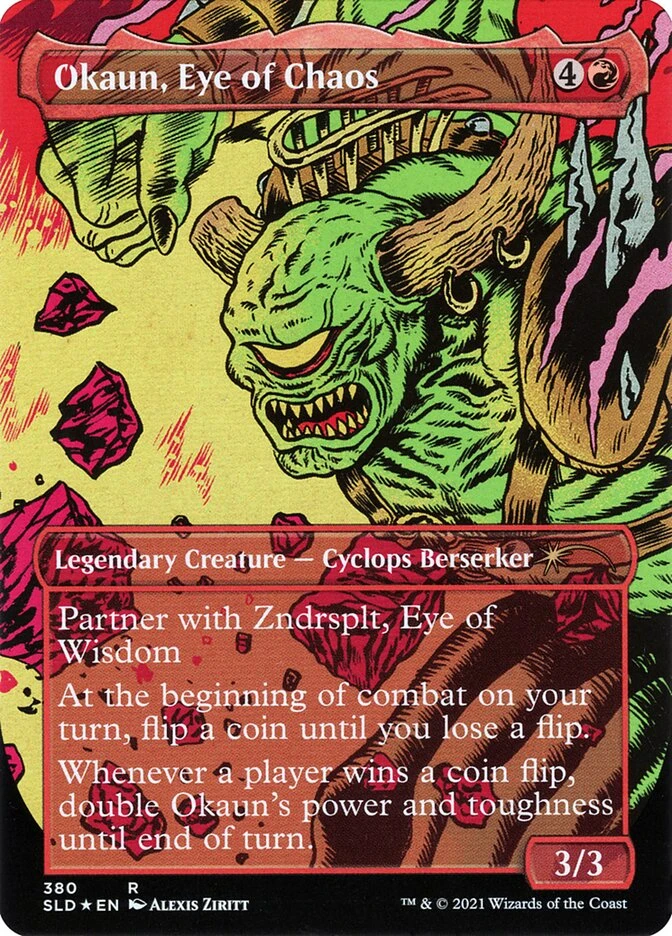 Okaun, Eye of Chaos // Okaun, Eye of Chaos — other side