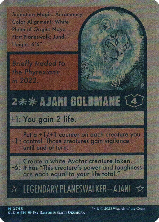 Ajani Goldmane // Ajani Goldmane — other side
