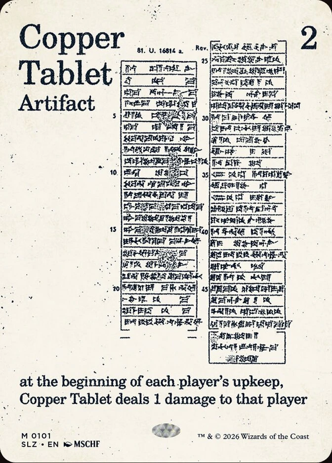 Copper Tablet