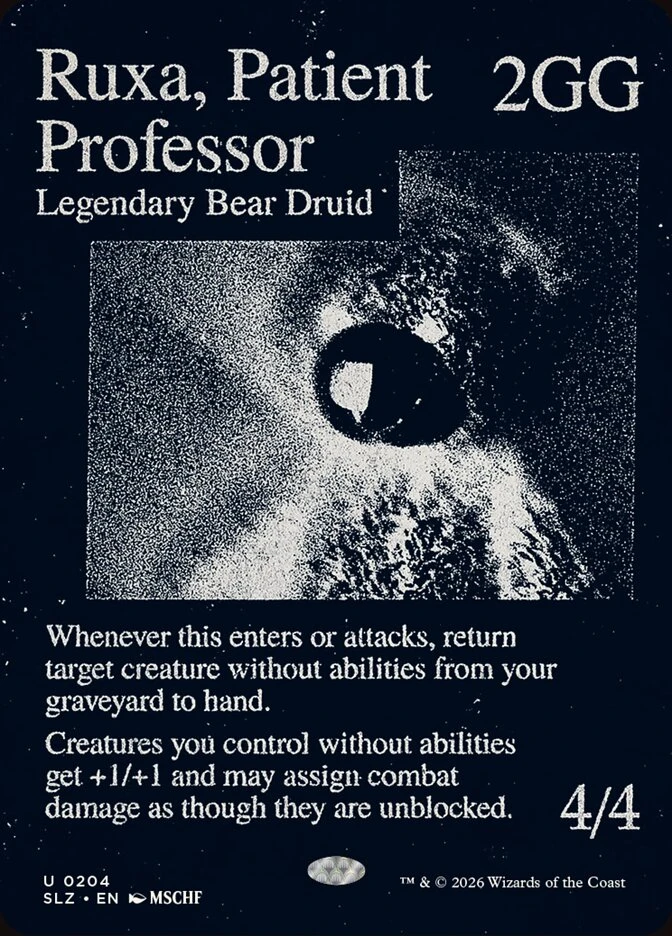 Ruxa, Patient Professor