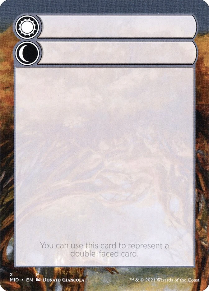 Double-Faced Substitute Card