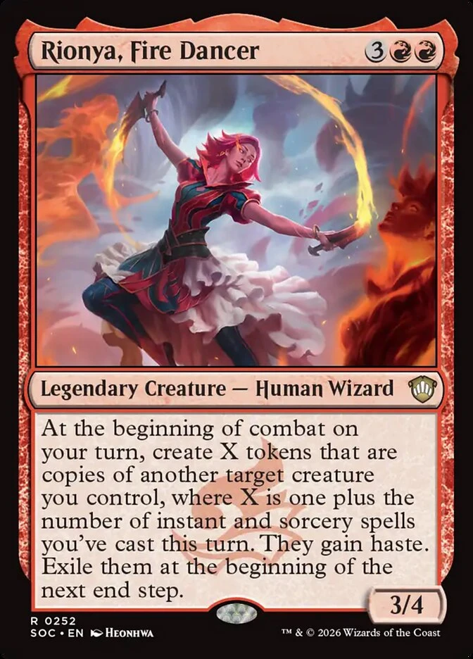 Rionya, Fire Dancer