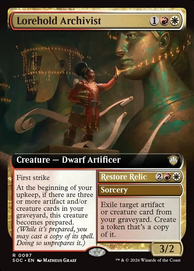Lorehold Archivist // Restore Relic