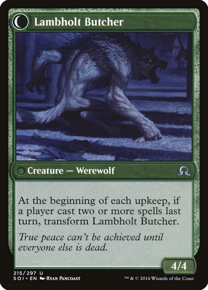 Lambholt Pacifist // Lambholt Butcher — other side