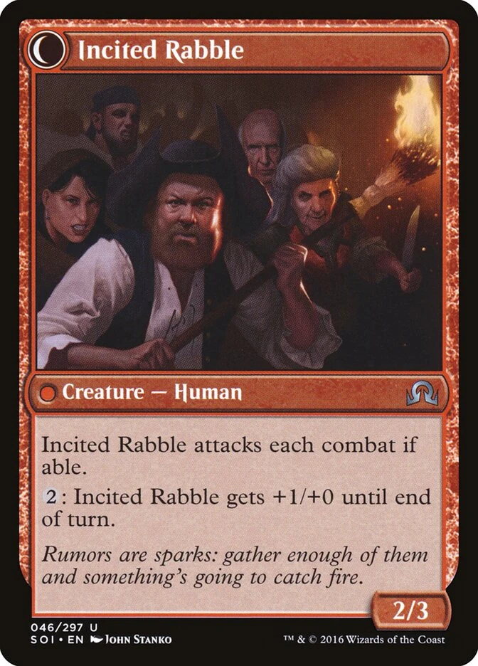Town Gossipmonger // Incited Rabble — other side