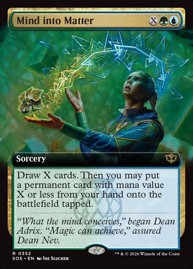Mind into Matter