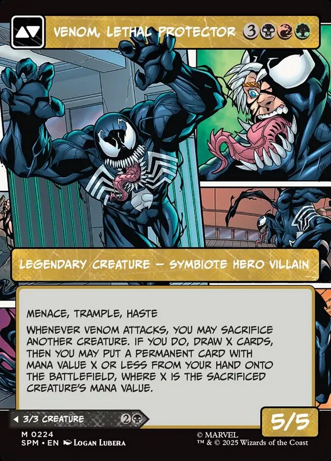 Eddie Brock // Venom, Lethal Protector — other side