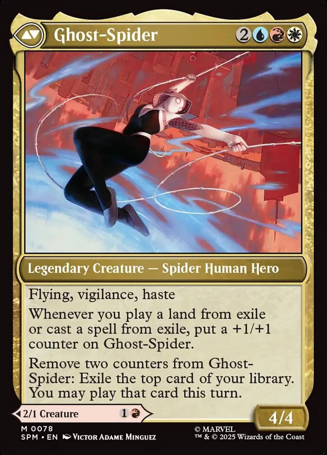 Gwen Stacy // Ghost-Spider — other side