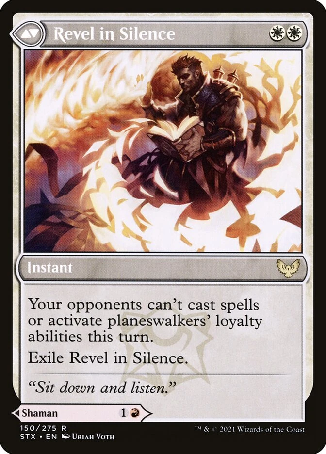 Flamescroll Celebrant // Revel in Silence — other side