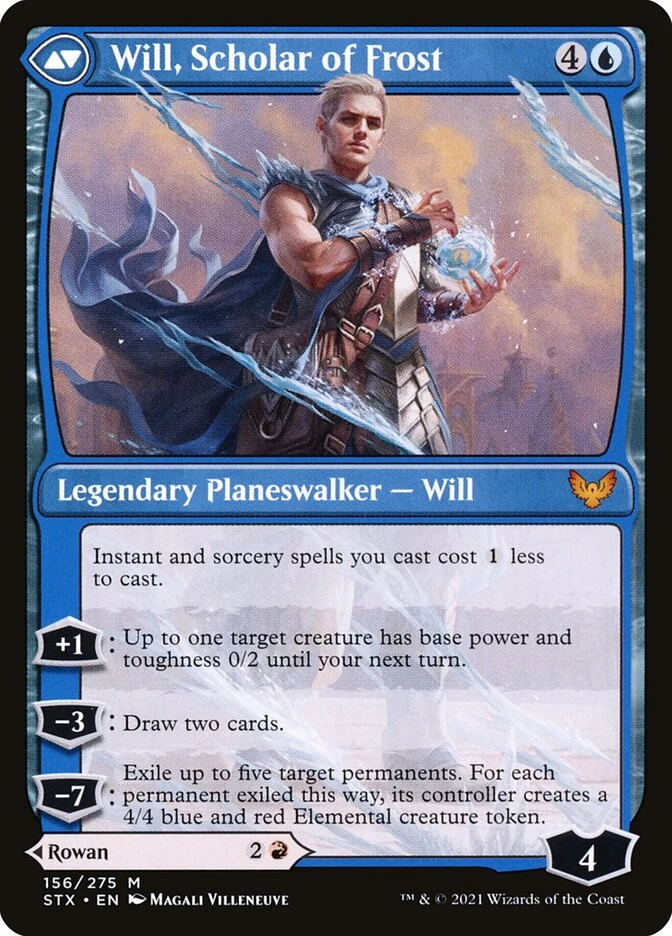 Rowan, Scholar of Sparks // Will, Scholar of Frost — other side