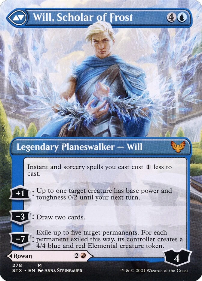 Rowan, Scholar of Sparks // Will, Scholar of Frost — other side