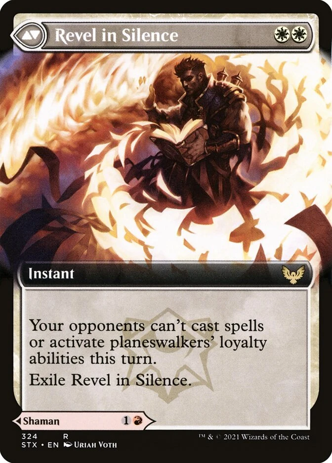 Flamescroll Celebrant // Revel in Silence — other side
