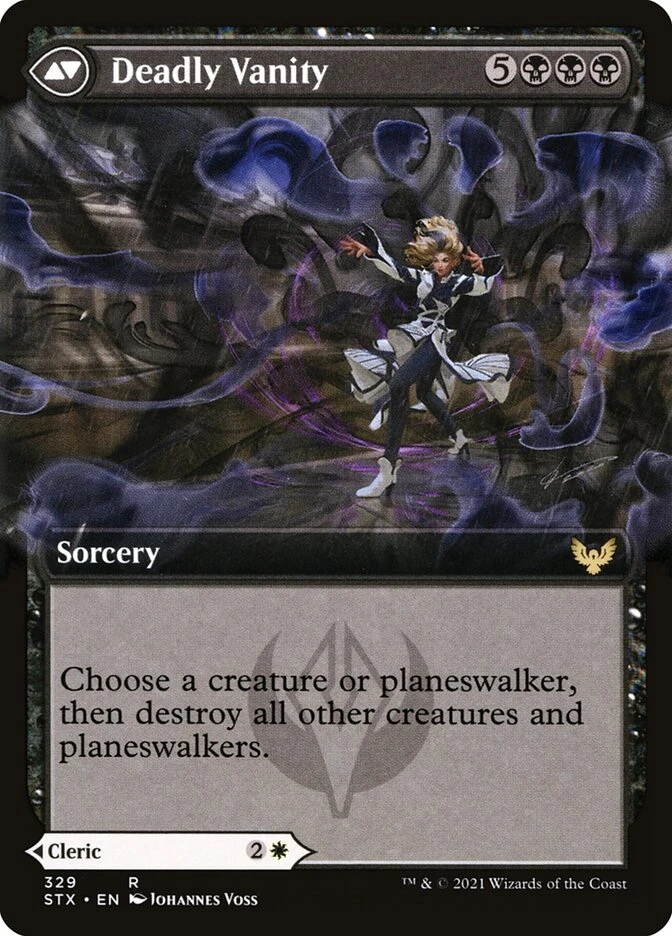 Selfless Glyphweaver // Deadly Vanity — other side