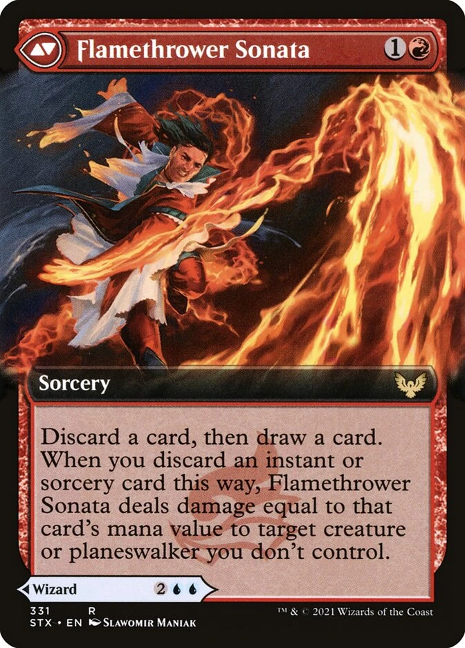 Torrent Sculptor // Flamethrower Sonata — other side