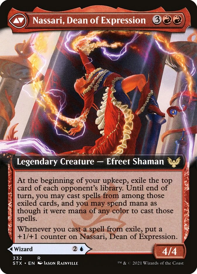 Uvilda, Dean of Perfection // Nassari, Dean of Expression — other side