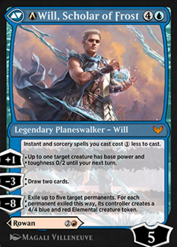 A-Rowan, Scholar of Sparks // A-Will, Scholar of Frost — other side