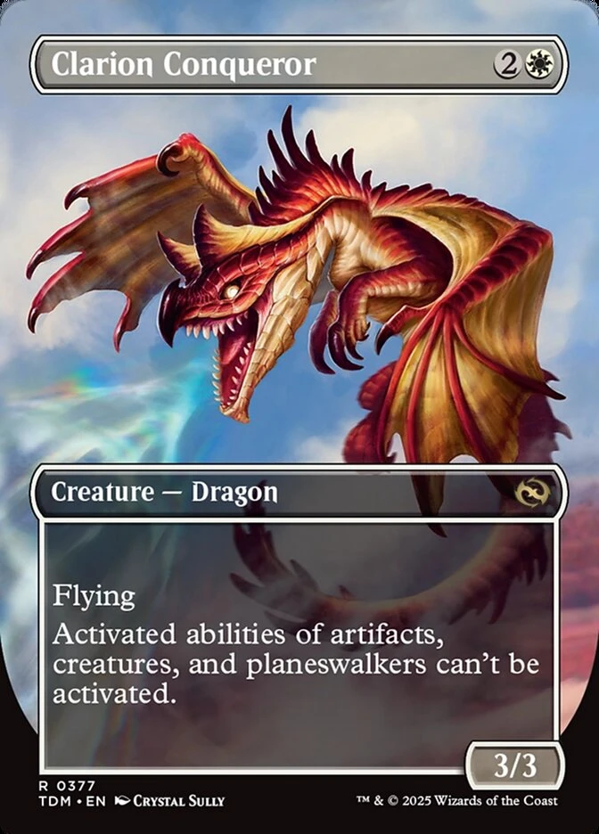 Clarion Conqueror // Clarion Conqueror — other side