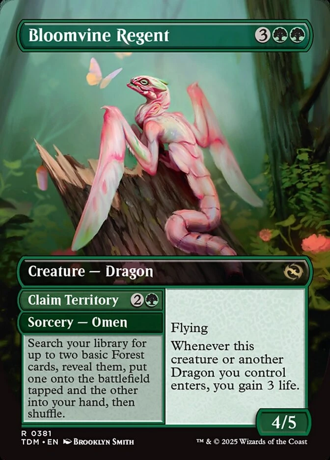 Bloomvine Regent // Claim Territory // Bloomvine Regent — other side