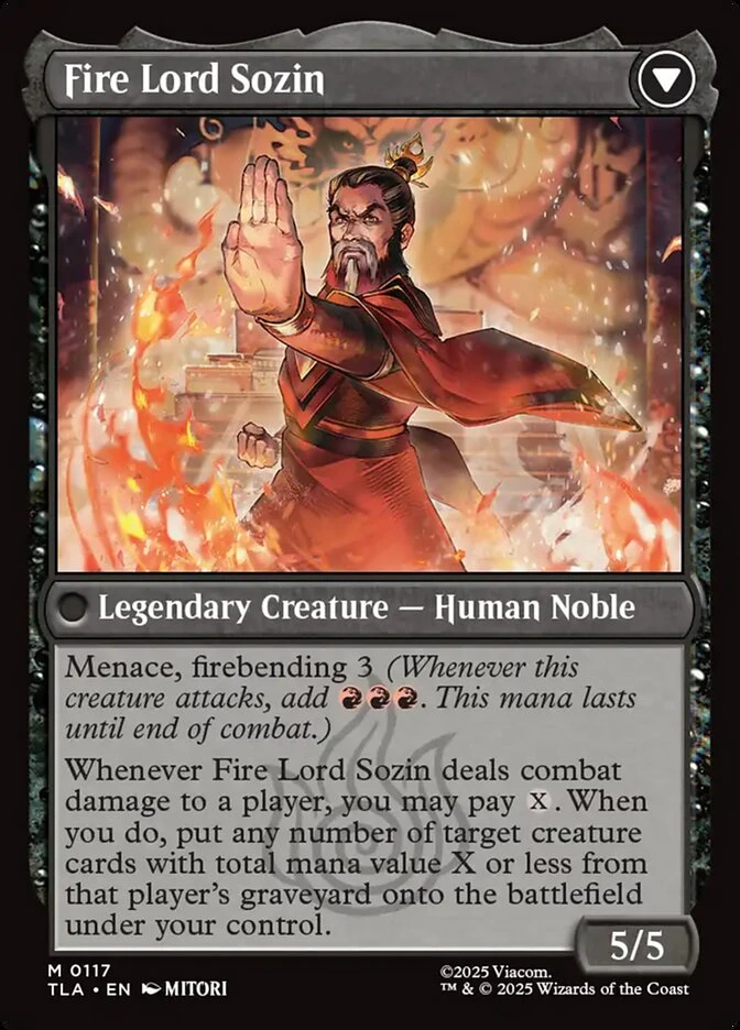 The Rise of Sozin // Fire Lord Sozin — other side