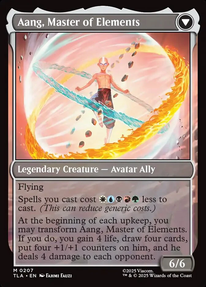 Avatar Aang // Aang, Master of Elements — other side
