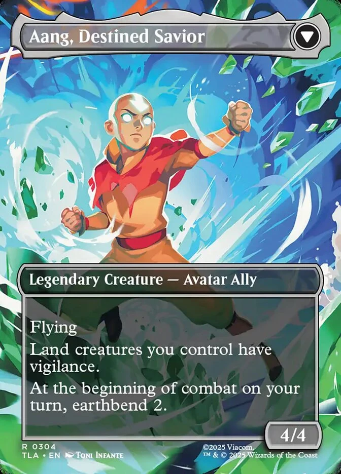 Aang, at the Crossroads // Aang, Destined Savior — other side