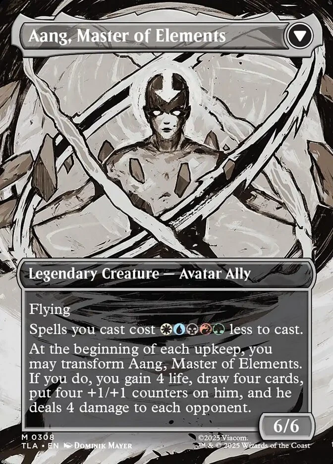 Avatar Aang // Aang, Master of Elements — other side
