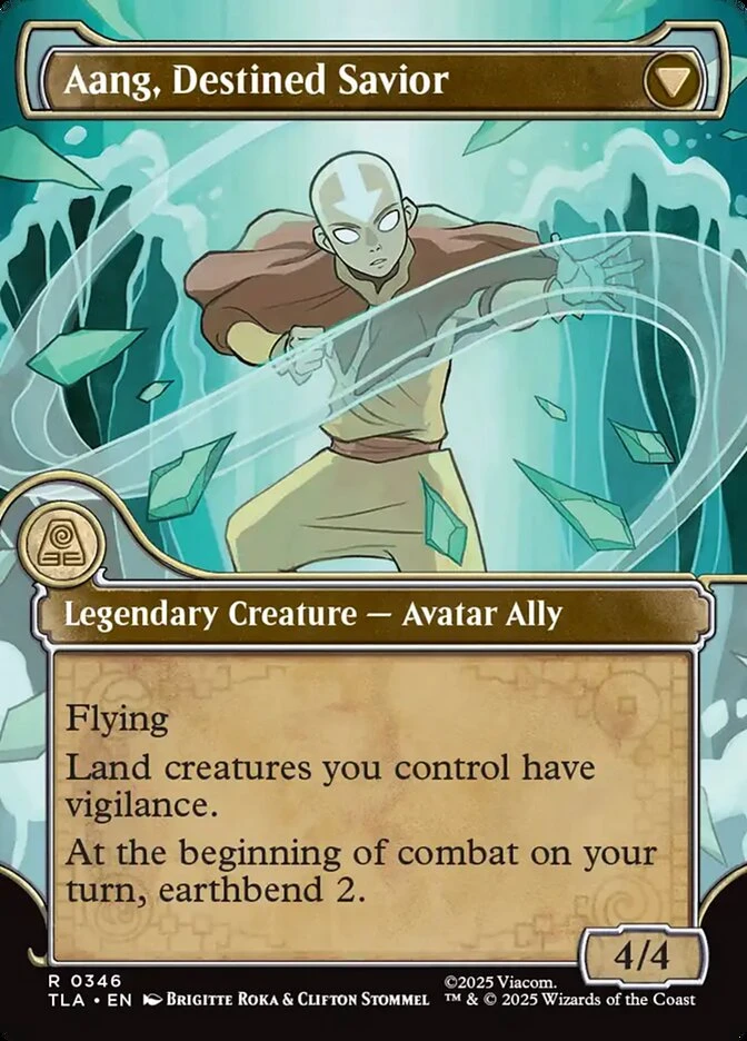 Aang, at the Crossroads // Aang, Destined Savior — other side