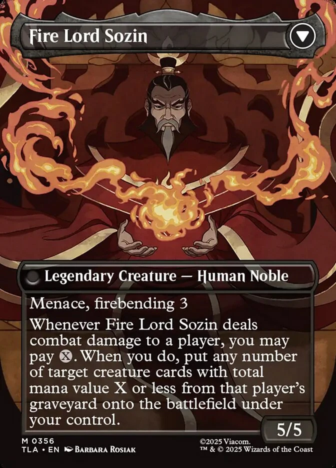 The Rise of Sozin // Fire Lord Sozin — other side