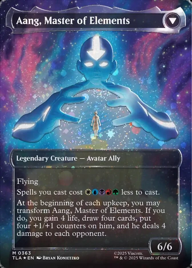Avatar Aang // Aang, Master of Elements — other side