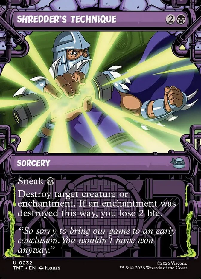 Shredder's Technique