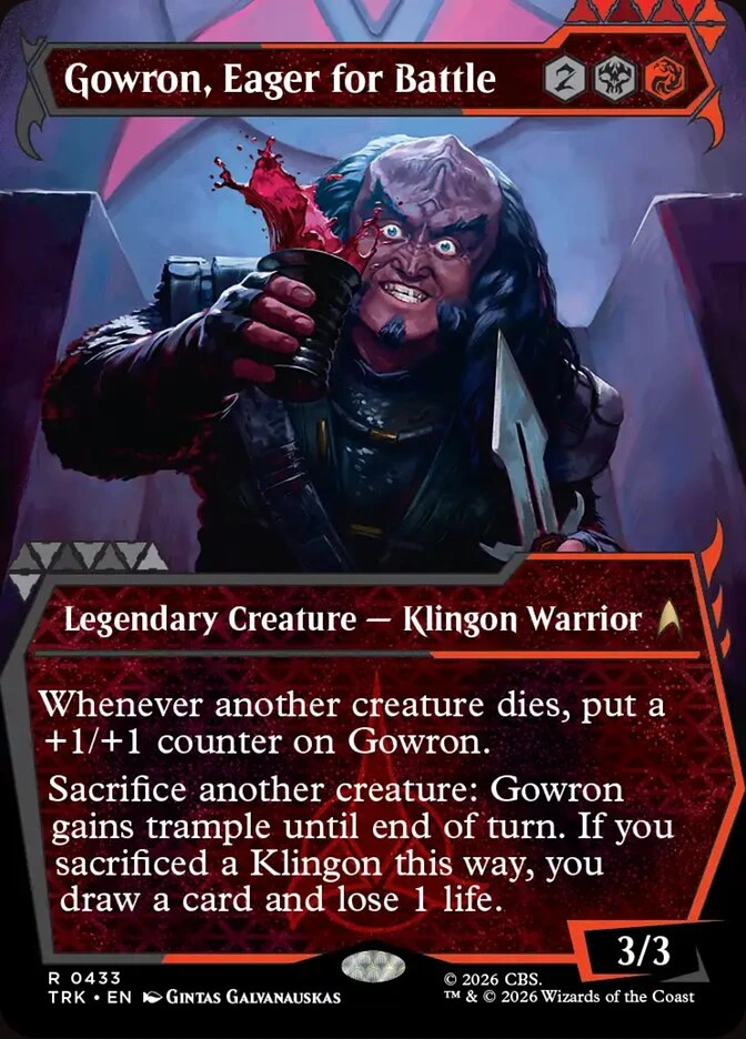 Gowron, Eager for Battle