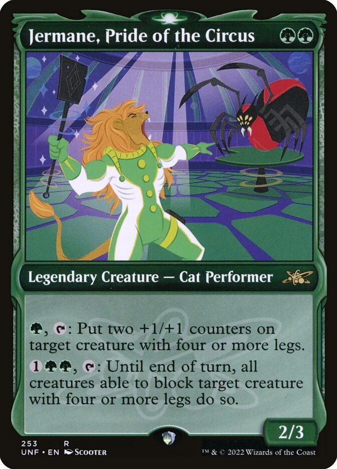 Jermane, Pride of the Circus