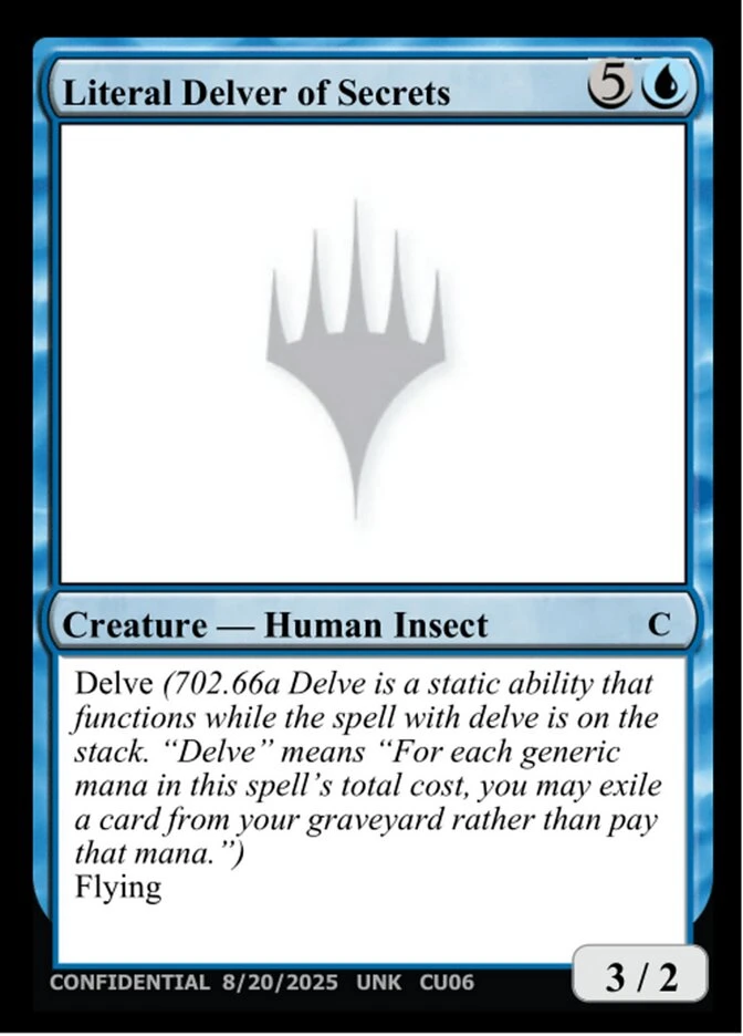 Literal Delver of Secrets