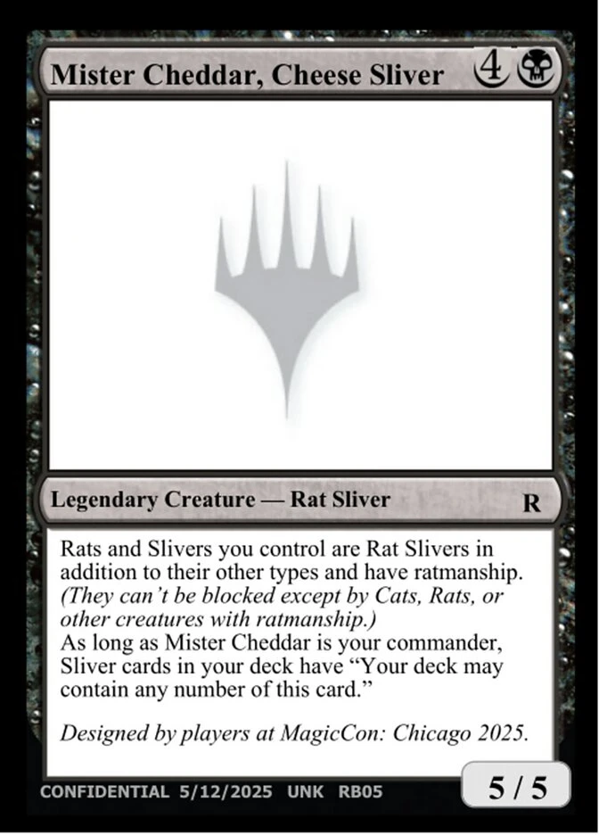 Mister Cheddar, Cheese Sliver