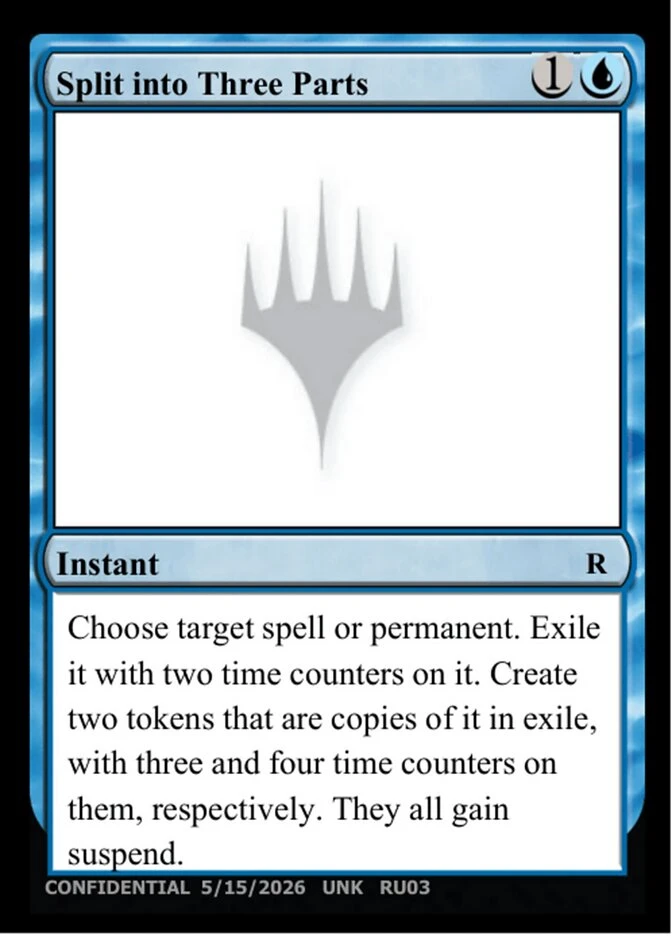 Split into Three Parts