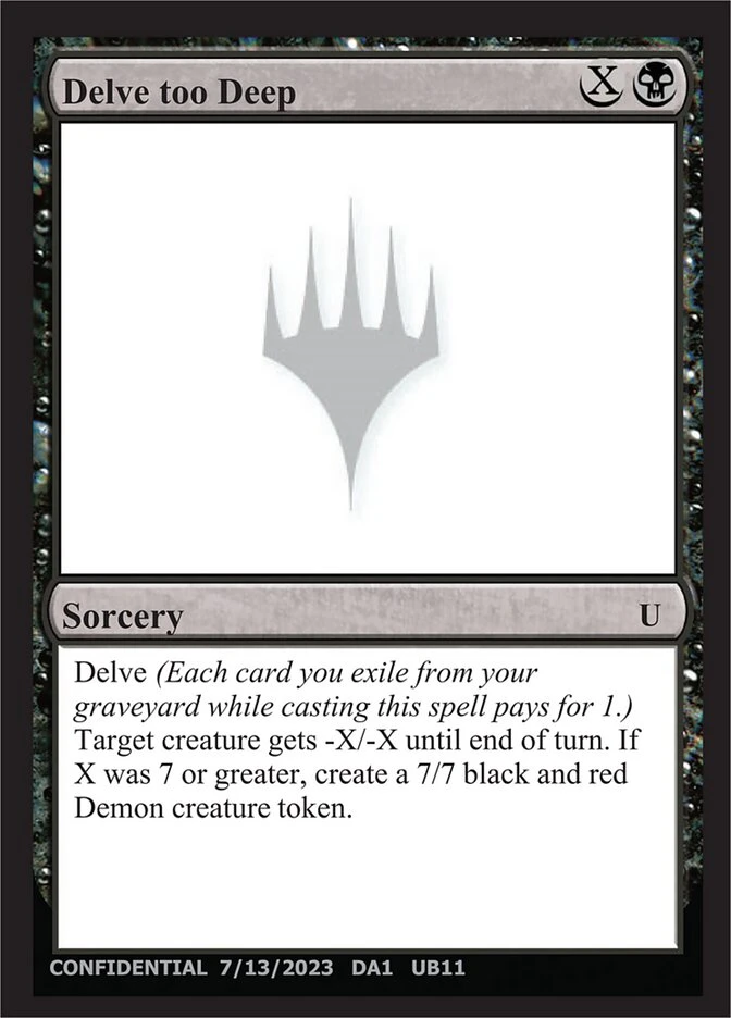 Delve too Deep