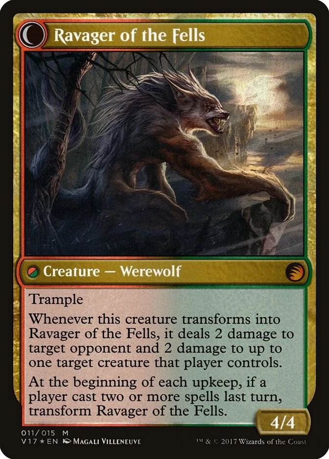 Huntmaster of the Fells // Ravager of the Fells — other side