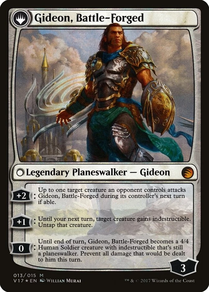 Kytheon, Hero of Akros // Gideon, Battle-Forged — other side