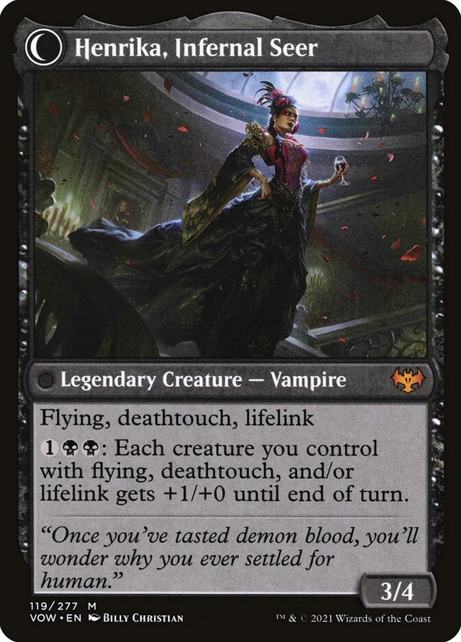 Henrika Domnathi // Henrika, Infernal Seer — other side