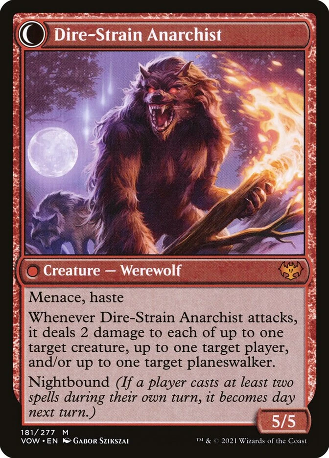 Volatile Arsonist // Dire-Strain Anarchist — other side