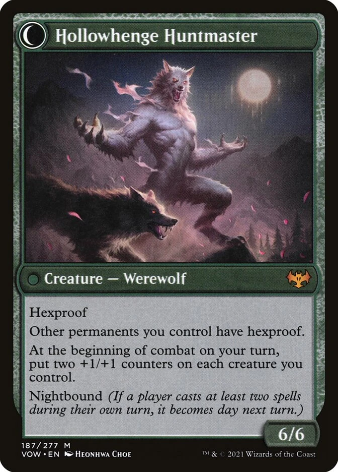 Avabruck Caretaker // Hollowhenge Huntmaster — other side