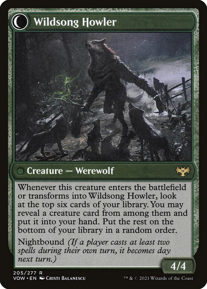 Howlpack Piper // Wildsong Howler — other side