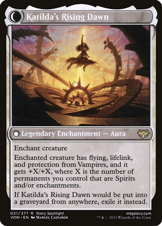 Katilda, Dawnhart Martyr // Katilda's Rising Dawn — other side