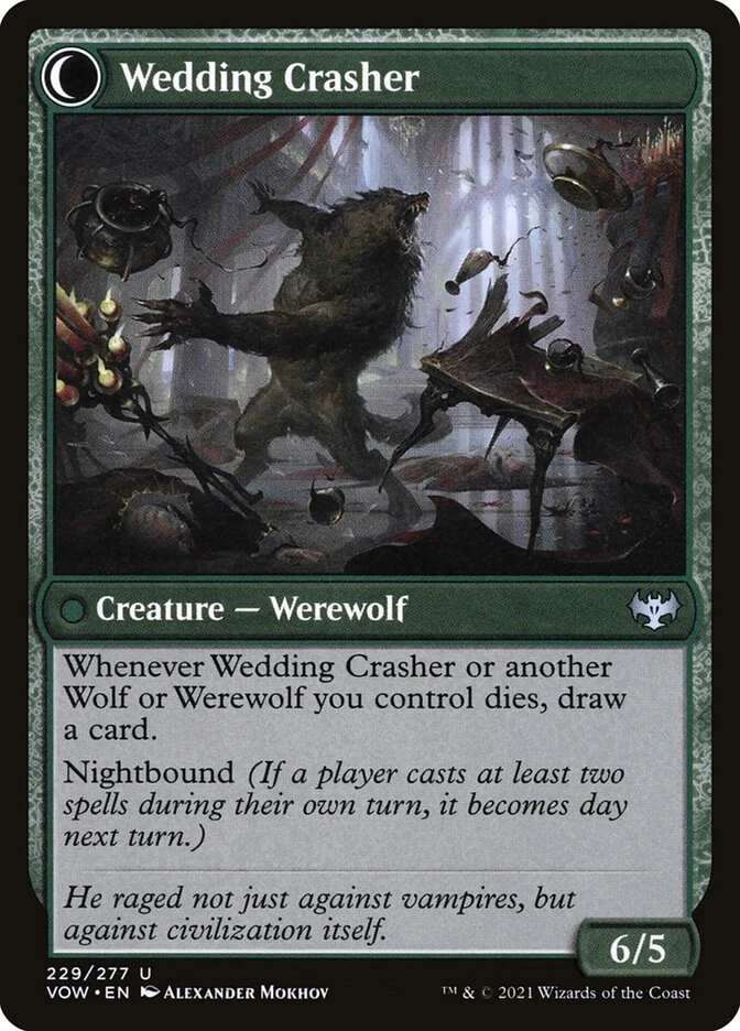 Wolfkin Outcast // Wedding Crasher — other side