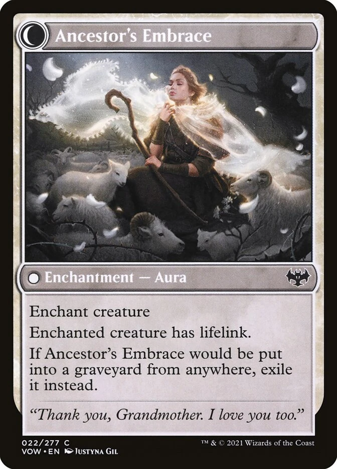 Kindly Ancestor // Ancestor's Embrace — other side