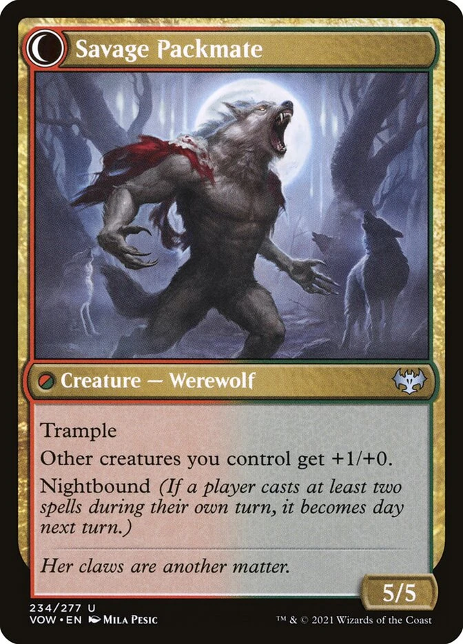Child of the Pack // Savage Packmate — other side