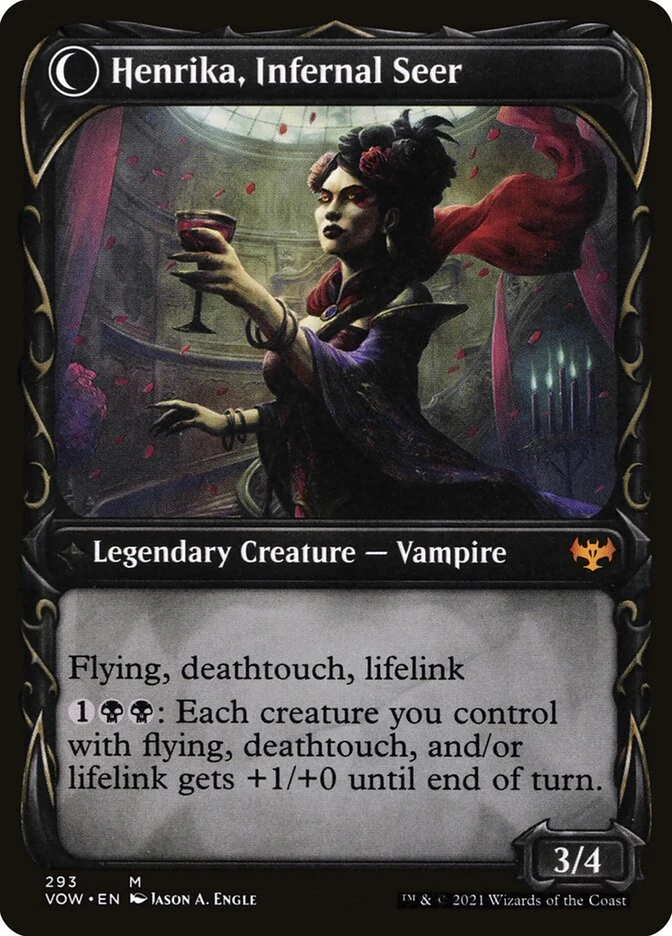 Henrika Domnathi // Henrika, Infernal Seer — other side