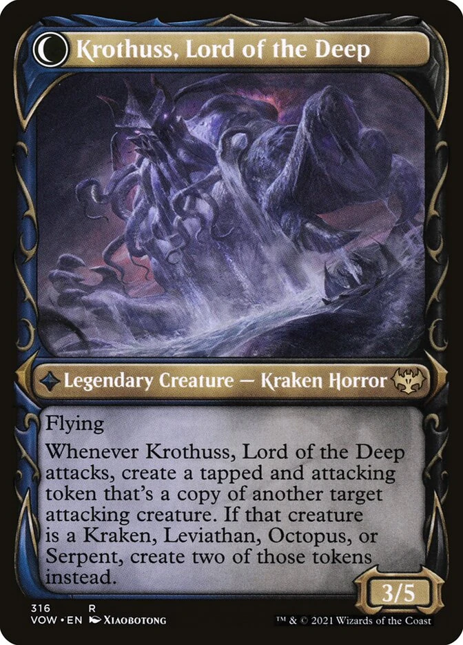 Runo Stromkirk // Krothuss, Lord of the Deep — other side